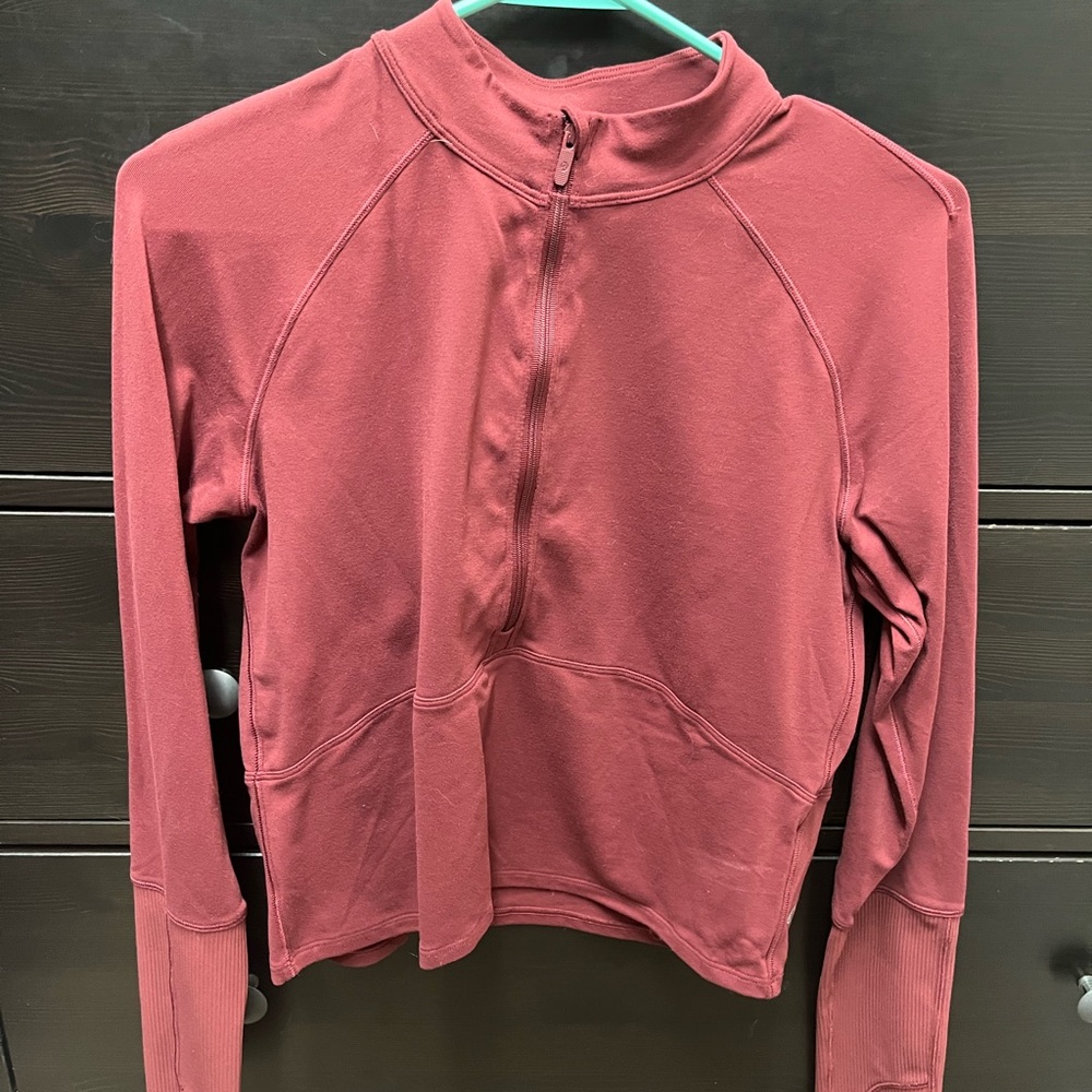 Lululemon Burgundy Half-Zip
